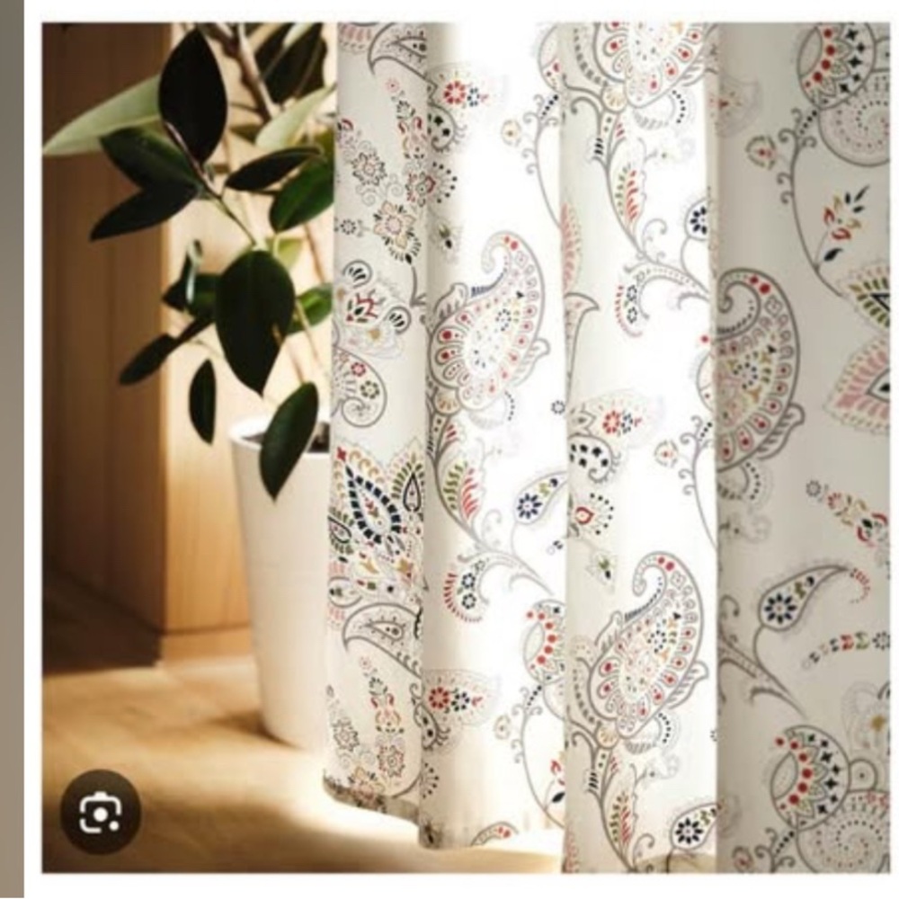 IKEA Pussmun Curtains, 1 Pair, 57 x 98 inches - Picture 2 of 5